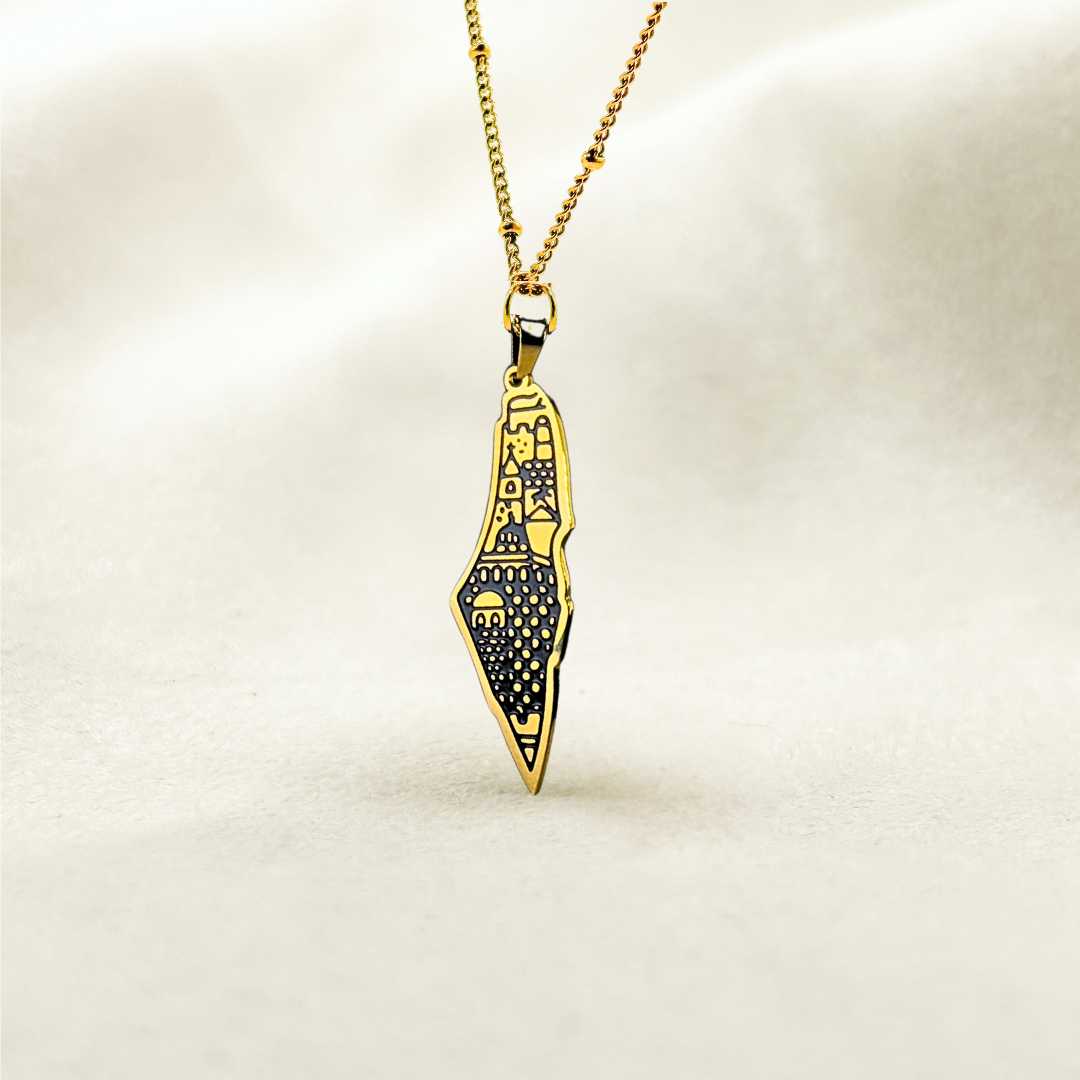 Palestine Iconography Necklace | Women