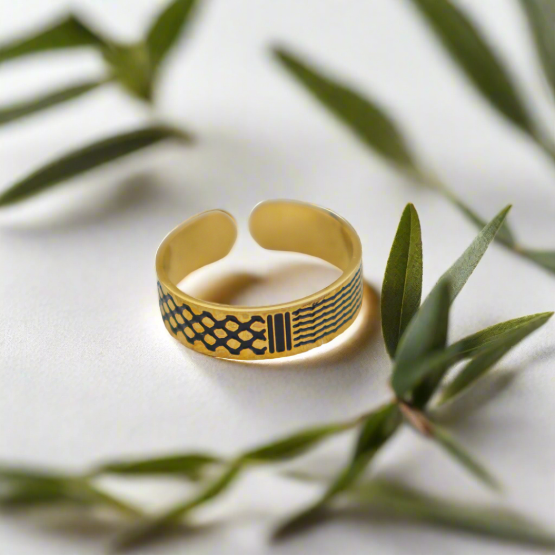 Palestine Kuffiya Ring