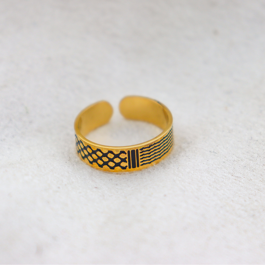 Palestine Kuffiya Ring